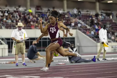 COLLEGE STATION, TX - 20210410 - Texas A&M Aggies Outdoor Track & Field vs. Texas A&M Aggies