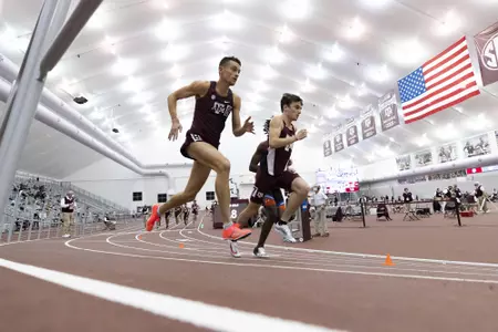 COLLEGE STATION, TX - 20210116 - Texas A&M Aggies Indoor Track & Field during the Ted Nelson Invitational