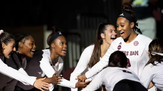 COLLEGE STATION, TX - 20210820 - Exhibition Game - Texas A&M Aggies Volleyball vs. Baylor Bears