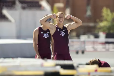 COLLEGE STATION, TX - 20210410 - Texas A&M Aggies Outdoor Track & Field vs. Texas A&M Aggies
