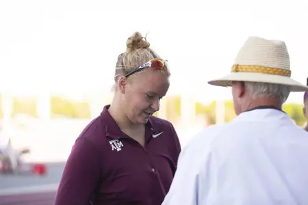 COLLEGE STATION, TX - 20210410 - Texas A&M Aggies Outdoor Track & Field vs. Texas A&M Aggies