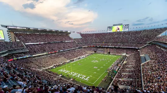 Texas State Bobcats and the Texas A&M Aggies Football Game