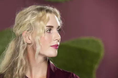 COLLEGE STATION, TX - August 26, 2021 - Ellie Szeryk of the Texas A&M Aggies during Texas A&M Aggies Golf Photo Day at The Studio in Kyle Field in College Station, TX. Photo By Brendall O'Banon/Texas A&M Athletics