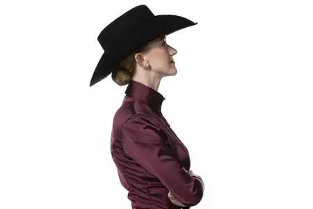 COLLEGE STATION, TX - August 25, 2021 - Hayley Riddle of the Texas A&M Aggies during Texas A&M Equestrian Team Photo Day at The Studio in Kyle Field in College Station, TX. Photo By Aiden Shertzer/Texas A&M Athletics