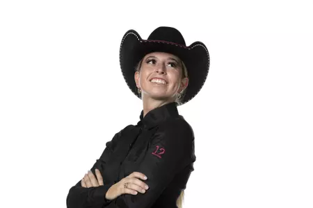 COLLEGE STATION, TX - August 25, 2021 - Taylor Masson of the Texas A&M Aggies during Texas A&M Equestrian Team Photo Day at The Studio in Kyle Field in College Station, TX. Photo By Aiden Shertzer/Texas A&M Athletics