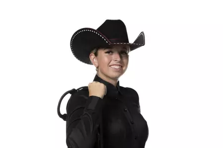 COLLEGE STATION, TX - August 25, 2021 - Taylor Masson of the Texas A&M Aggies during Texas A&M Equestrian Team Photo Day at The Studio in Kyle Field in College Station, TX. Photo By Aiden Shertzer/Texas A&M Athletics