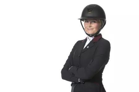 COLLEGE STATION, TX - August 25, 2021 - Caroline Dance of the Texas A&M Aggies during Texas A&M Equestrian Team Photo Day at The Studio in Kyle Field in College Station, TX. Photo By Aiden Shertzer/Texas A&M Athletics