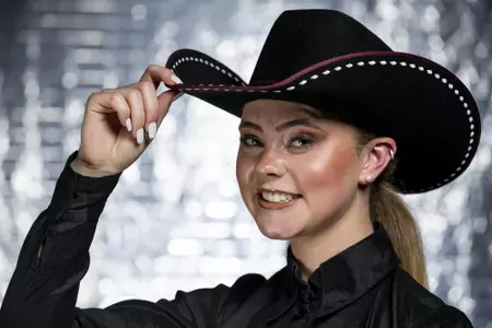 COLLEGE STATION, TX - August 25, 2021 - Keesa Luers of the Texas A&M Aggies during Equestrian Photo Day in College Station, TX. Photo By Kate Luffman/Texas A&M Athletics