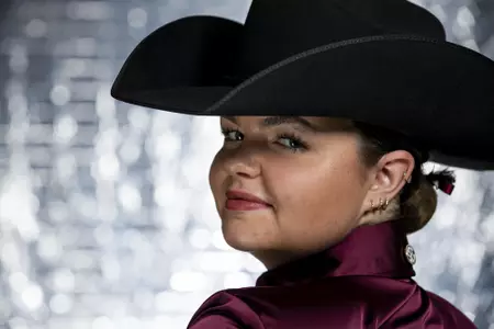 COLLEGE STATION, TX - August 25, 2021 - Ella Petak of the Texas A&M Aggies during Equestrian Photo Day in College Station, TX. Photo By Kate Luffman/Texas A&M Athletics