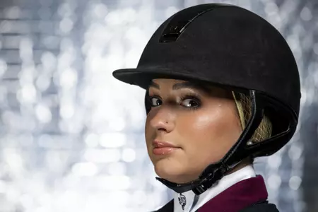 COLLEGE STATION, TX - August 25, 2021 - Bella Kay of the Texas A&M Aggies during Equestrian Photo Day in College Station, TX. Photo By Kate Luffman/Texas A&M Athletics