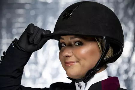 COLLEGE STATION, TX - August 25, 2021 - Bella Kay of the Texas A&M Aggies during Equestrian Photo Day in College Station, TX. Photo By Kate Luffman/Texas A&M Athletics