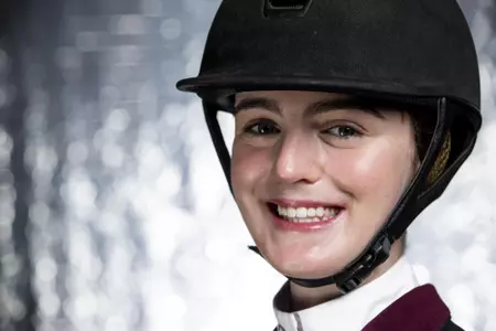 COLLEGE STATION, TX - August 25, 2021 - Devon Thomas of the Texas A&M Aggies during Equestrian Photo Day in College Station, TX. Photo By Kate Luffman/Texas A&M Athletics