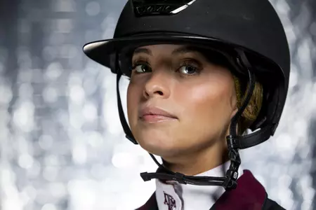 COLLEGE STATION, TX - August 25, 2021 - Alexis Ortiz of the Texas A&M Aggies during Equestrian Photo Day in College Station, TX. Photo By Kate Luffman/Texas A&M Athletics