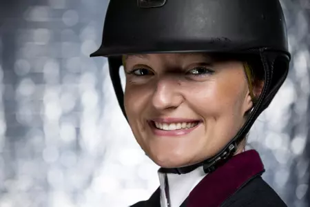 COLLEGE STATION, TX - August 25, 2021 - Haley Green of the Texas A&M Aggies during Equestrian Photo Day in College Station, TX. Photo By Kate Luffman/Texas A&M Athletics