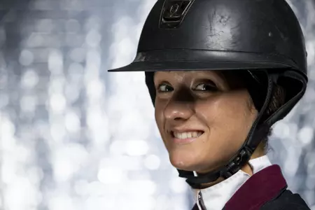 COLLEGE STATION, TX - August 25, 2021 - Alle Durkin of the Texas A&M Aggies during Equestrian Photo Day in College Station, TX. Photo By Kate Luffman/Texas A&M Athletics