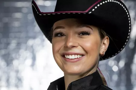 COLLEGE STATION, TX - August 25, 2021 - Ariana Gray of the Texas A&M Aggies during Equestrian Photo Day in College Station, TX. Photo By Kate Luffman/Texas A&M Athletics