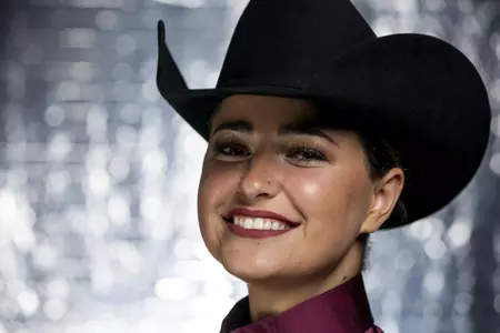 COLLEGE STATION, TX - August 25, 2021 - Cori Cansdale of the Texas A&M Aggies during Equestrian Photo Day in College Station, TX. Photo By Kate Luffman/Texas A&M Athletics
