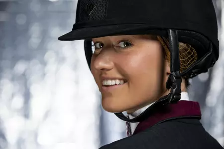 COLLEGE STATION, TX - August 25, 2021 - Morgan Rosia of the Texas A&M Aggies during Equestrian Photo Day in College Station, TX. Photo By Kate Luffman/Texas A&M Athletics