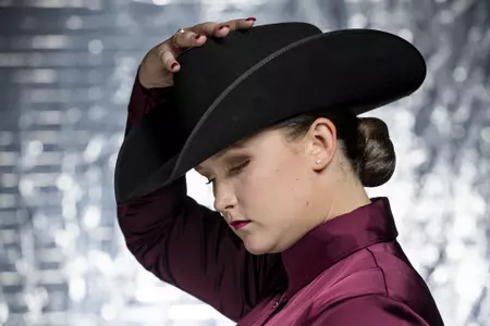 COLLEGE STATION, TX - August 25, 2021 - Evelyn Beesaw of the Texas A&M Aggies during Equestrian Photo Day in College Station, TX. Photo By Kate Luffman/Texas A&M Athletics