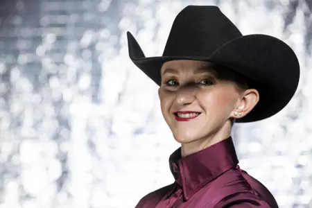 COLLEGE STATION, TX - August 25, 2021 - Hayley Riddle of the Texas A&M Aggies during Equestrian Photo Day in College Station, TX. Photo By Kate Luffman/Texas A&M Athletics