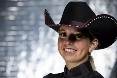 COLLEGE STATION, TX - August 25, 2021 - Taylor Masson of the Texas A&M Aggies during Equestrian Photo Day in College Station, TX. Photo By Kate Luffman/Texas A&M Athletics