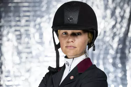 COLLEGE STATION, TX - August 25, 2021 - Haley Redifer of the Texas A&M Aggies during Equestrian Photo Day in College Station, TX. Photo By Kate Luffman/Texas A&M Athletics