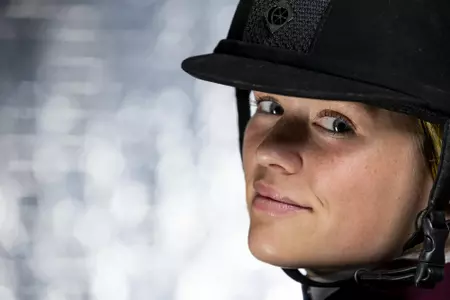 COLLEGE STATION, TX - August 25, 2021 - Haley Redifer of the Texas A&M Aggies during Equestrian Photo Day in College Station, TX. Photo By Kate Luffman/Texas A&M Athletics