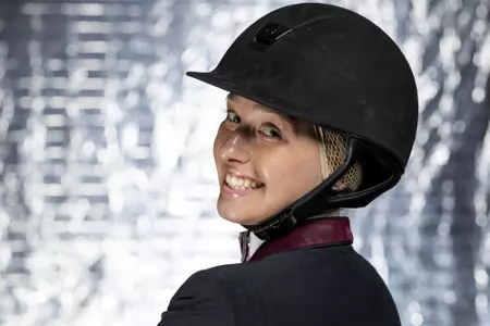 COLLEGE STATION, TX - August 25, 2021 - Nicole Leonard of the Texas A&M Aggies during Equestrian Photo Day in College Station, TX. Photo By Kate Luffman/Texas A&M Athletics