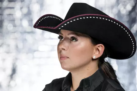 COLLEGE STATION, TX - August 25, 2021 - Marissa Harrell of the Texas A&M Aggies during Equestrian Photo Day in College Station, TX. Photo By Kate Luffman/Texas A&M Athletics