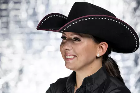 COLLEGE STATION, TX - August 25, 2021 - Marissa Harrell of the Texas A&M Aggies during Equestrian Photo Day in College Station, TX. Photo By Kate Luffman/Texas A&M Athletics