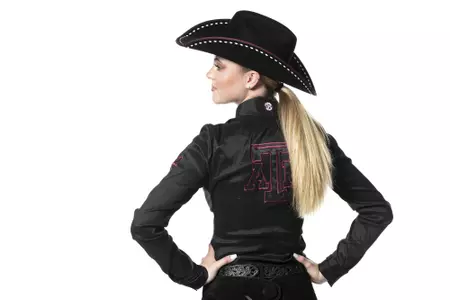 COLLEGE STATION, TX - August 25, 2021 - Keesa Luers of the Texas A&M Aggies during Texas A&M Equestrian Team Photo Day at The Studio in Kyle Field in College Station, TX. Photo By Aiden Shertzer/Texas A&M Athletics
