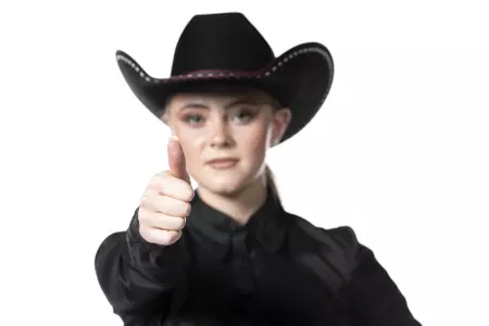 COLLEGE STATION, TX - August 25, 2021 - Keesa Luers of the Texas A&M Aggies during Texas A&M Equestrian Team Photo Day at The Studio in Kyle Field in College Station, TX. Photo By Aiden Shertzer/Texas A&M Athletics