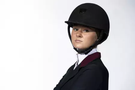 COLLEGE STATION, TX - August 25, 2021 - Maggie Nealon of the Texas A&M Aggies during Texas A&M Equestrian Team Photo Day at The Studio in Kyle Field in College Station, TX. Photo By Aiden Shertzer/Texas A&M Athletics