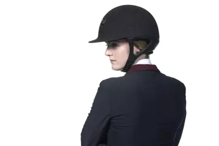 COLLEGE STATION, TX - August 25, 2021 - Devon Thomas of the Texas A&M Aggies during Texas A&M Equestrian Team Photo Day at The Studio in Kyle Field in College Station, TX. Photo By Aiden Shertzer/Texas A&M Athletics