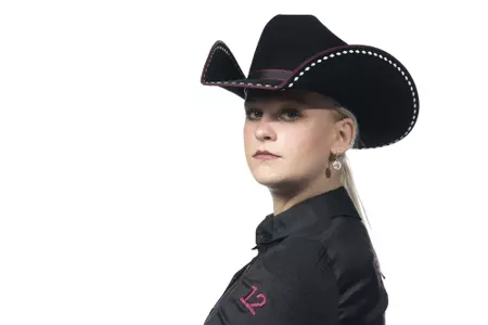 COLLEGE STATION, TX - August 25, 2021 - Emmy Lu Marsh of the Texas A&M Aggies during Texas A&M Equestrian Team Photo Day at The Studio in Kyle Field in College Station, TX. Photo By Aiden Shertzer/Texas A&M Athletics
