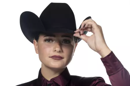 COLLEGE STATION, TX - August 25, 2021 - Cori Cansdale of the Texas A&M Aggies during Texas A&M Equestrian Team Photo Day at The Studio in Kyle Field in College Station, TX. Photo By Aiden Shertzer/Texas A&M Athletics