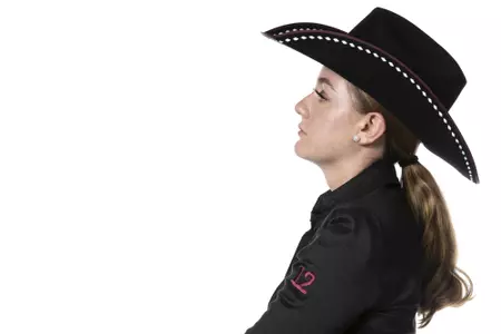 COLLEGE STATION, TX - August 25, 2021 - Malena Lopez of the Texas A&M Aggies during Texas A&M Equestrian Team Photo Day at The Studio in Kyle Field in College Station, TX. Photo By Aiden Shertzer/Texas A&M Athletics