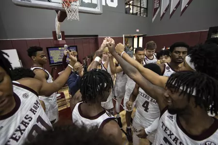 Team huddle at boot camp