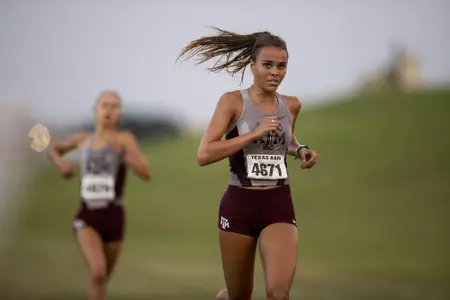COLLEGE STATION, TX - September 01, 2021 -  during the Cross Country Meet in College Station, TX. Photo By Craig Bisacre/Texas A&M Athletics