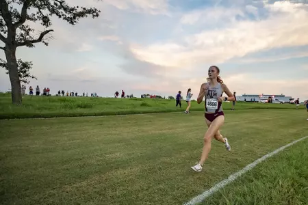 COLLEGE STATION, TX - September 01, 2021 - Katelyn Buckley during the Cross Country Meet in College Station, TX. Photo By Craig Bisacre/Texas A&M Athletics