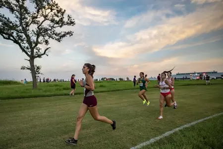 COLLEGE STATION, TX - September 01, 2021 - Emma Saia during the Cross Country Meet in College Station, TX. Photo By Craig Bisacre/Texas A&M Athletics