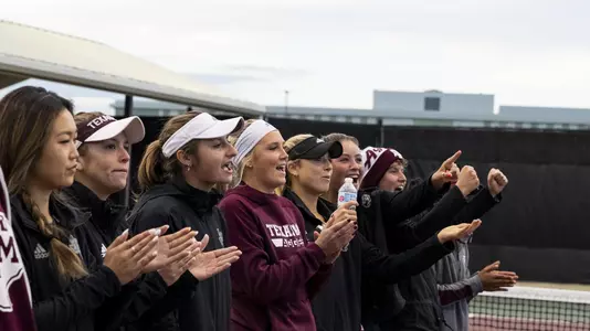 COLLEGE STATION, TX - 20220127 - Texas A&M Aggies Women's Tennis vs. Prairie View A&M Panthers