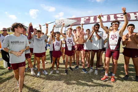COLLEGE STATION, TX - October 15, 2022 - during the Arturo Barrios Invitational Cross Country Meet in College Station, TX. Photo By Ethan Mito/Texas A&M Athletics