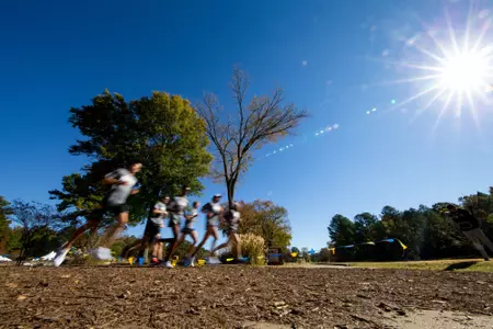 OXFORD, MS - October 27, 2022 - The Texas A&M Aggies Cross Country Team during the SEC Cross Country Championships at the Ole Miss Golf Course in Oxford, Mississippi. Photo By Aiden Shertzer/Texas A&M Athletics