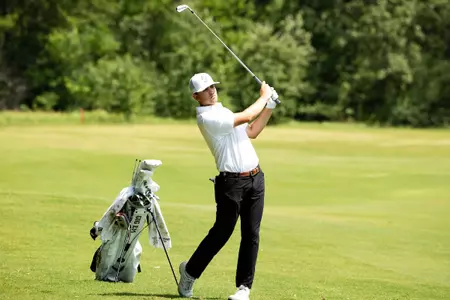 COLLEGE STATION, TX - May 17, 2022 - Daniel Rodrigues of the Texas A&M Aggies during the NCAA Men?s Golf Regional at Traditions Club in College Station, TX. Photo By Craig Bisacre/Texas A&M Athletics