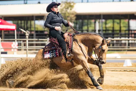 FRESNO, CA - September 30, 2022 - Lisa Bricker of the Texas A&M Aggies during the game between the Fresno State Bulldogs and the Texas A&M Aggies in Fresno, CA. Photo By Rachel Mahan