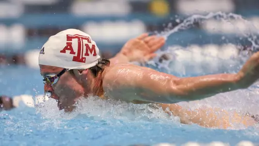 COLLEGE STATION, TX - November 16, 2022 - Texas A&M Swimming during the Art Adamson Invite at Rec Center Natatorium in College Station, TX. Photo By /Texas A&M Athletics