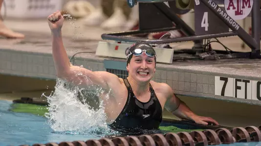 COLLEGE STATION, TX - November 17, 2022 - Texas A&M Swimming during the Art Adamson Invite at Rec Center Natatorium in College Station, TX. Photo By /Texas A&M Athletics