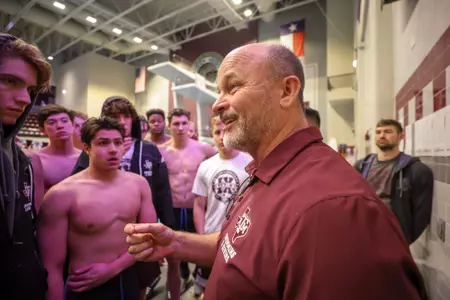 COLLEGE STATION, TX - November 17, 2022 - Texas A&M Swimming during the Art Adamson Invite at Rec Center Natatorium in College Station, TX. Photo By /Texas A&M Athletics