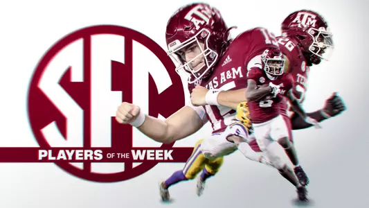 SEC FB Players of the Week - Conner Weigman, Demani Richardson, Devon Achane